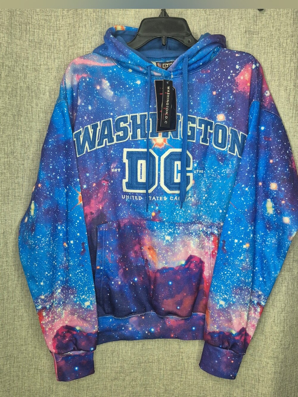 DC Galaxy Crewneck Sweatshirt - Blue & Purple